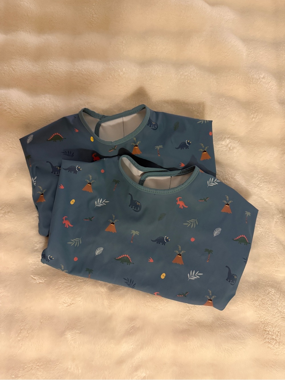 2 x Cloud Island Long Sleeve Bibs